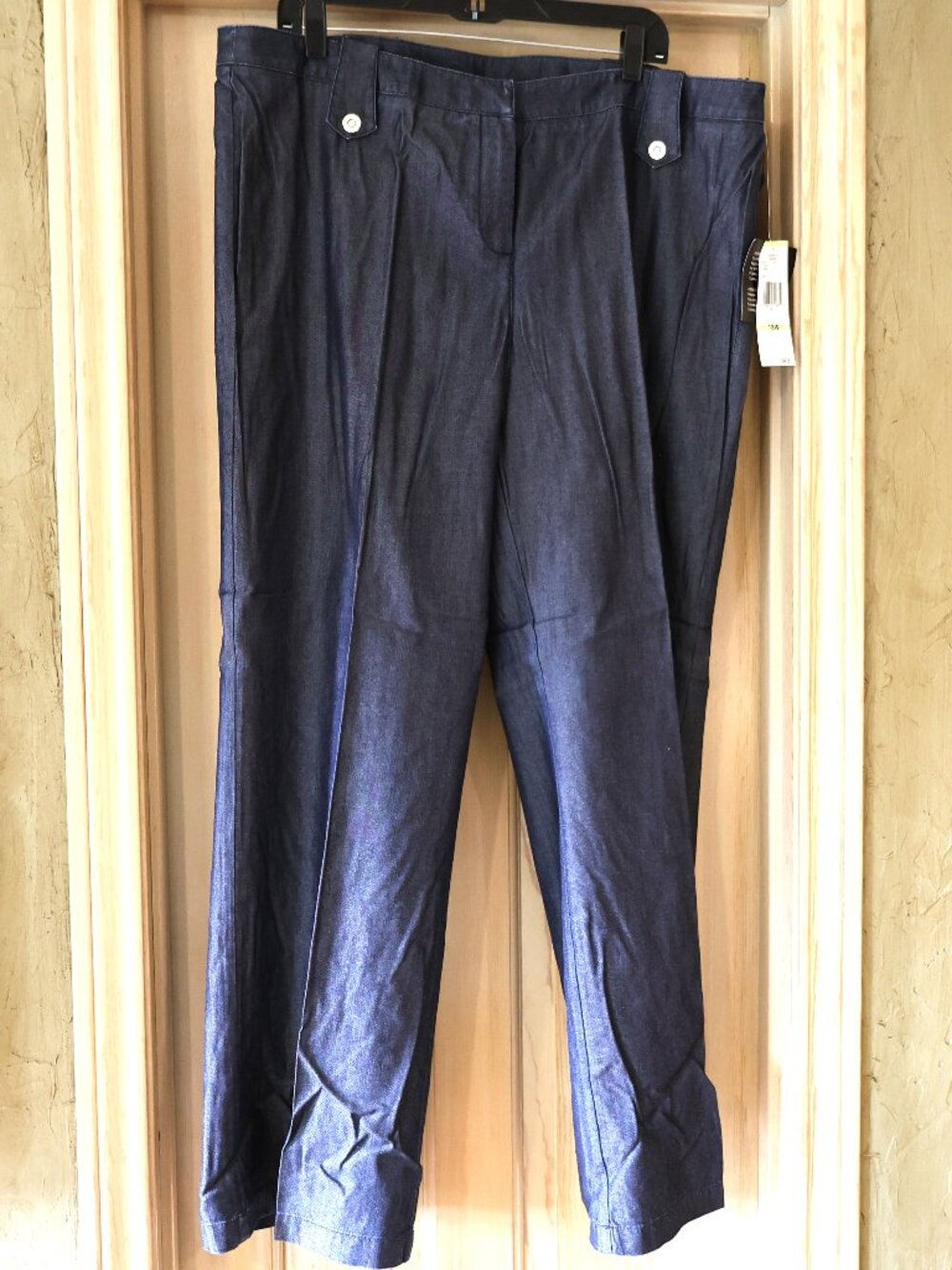 NWT Nine West Woman Slacks Pants Size 18W Jean Look MRSP $99